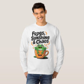 Kikkers, zonneschijn en chaos - Schattigee kikker T-shirt (Voorkant volledig)