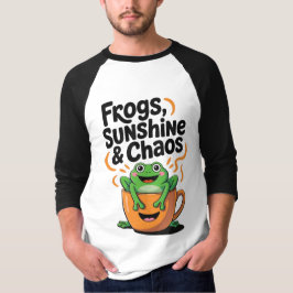 Kikkers, zonneschijn en chaos - Schattigee kikker T-shirt