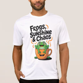Kikkers, zonneschijn en chaos - Schattigee kikker T-shirt