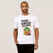 Kikkers, zonneschijn en chaos - Schattigee kikker T-shirt (Voorkant volledig)