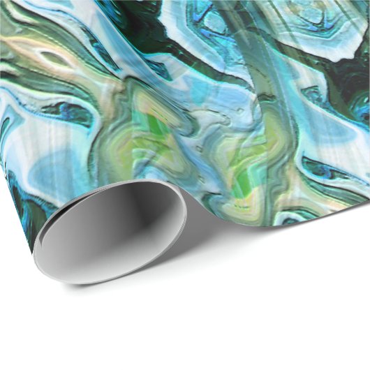 Kikkers zwemmen..... cadeaupapier (Rol Hoek)