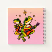 Kikkersband in harmonie notitieboek (Achterkant)