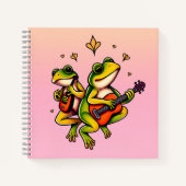 Kikkersband in harmonie notitieboek (Voorkant)