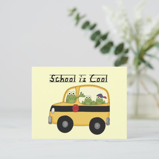 Kikkerschool is Cool T-shirts en cadeautjes Briefkaart (Staand voorkant)