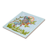 kikkerschuilplaats tegeltje (Zijkant)