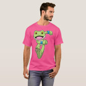 Kikkershardlopen Fitness T-shirt (Voorkant volledig)