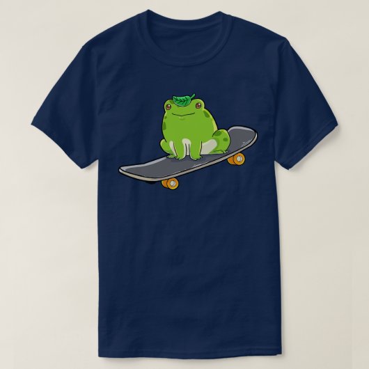 Kikkerskateboard T-shirt (Design voorkant)