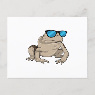 Kikkersonnenbril Briefkaart
