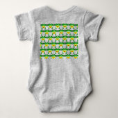 Kikkersprettende baby body romper (Achterkant)