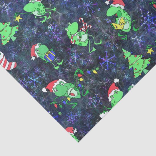 Kikkerst - Kuffkikker Paarse sneeuwfeest Tissuepapier (Detail)