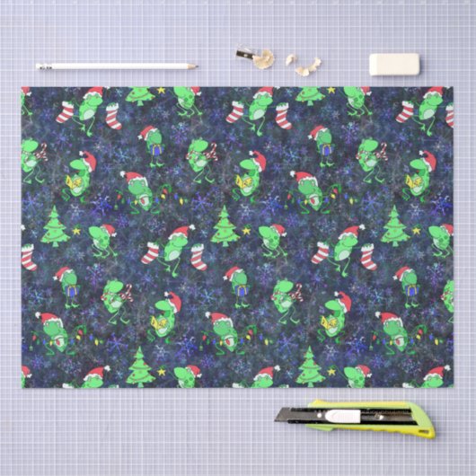 Kikkerst - Kuffkikker Paarse sneeuwfeest Tissuepapier (Craft)