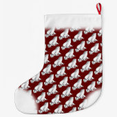 Kikkerstaking Aangepaste bulkfrog-opslag Grote Kerstsok (Achterkant)