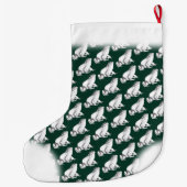 Kikkerstaking Aangepaste bulkfrog-opslag Grote Kerstsok (Achterkant)