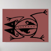 Kikkerstamkunst Argentijnse volkskunst Poster (Voorkant)