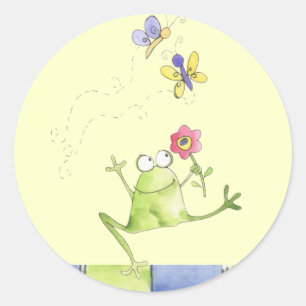 kikkersticker ronde sticker