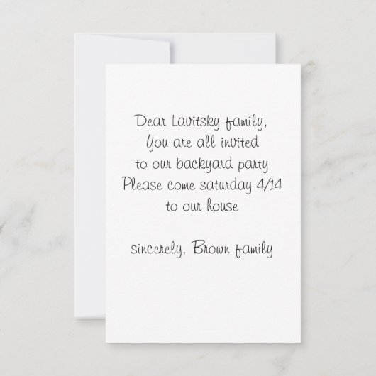 kikkerthee kaart (Achterkant)