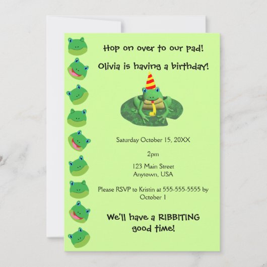 Kikkerthema Kaart (Voorkant)