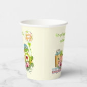 Kikkertjes voor Baby shower Papieren Bekers (Rechts)