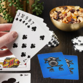 Kikkertjes voor het afspelen van het kikkersymbool pokerkaarten (Insitu)