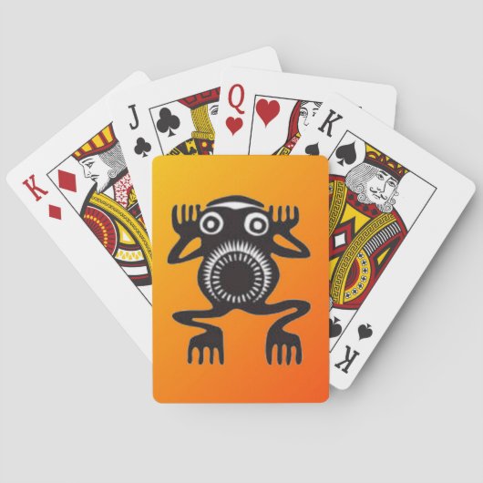 Kikkertjes voor het afspelen van het kikkersymbool pokerkaarten (Achterkant)