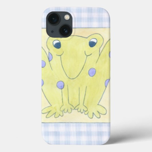 Kikkertrio op geruite stof Case-Mate iPhone case (Achterkant)