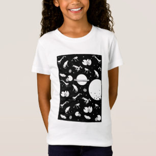 Kikkeruniversum zwart-wit t-shirt