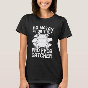 Kikkervanger geen partij voor de kikker t-shirt