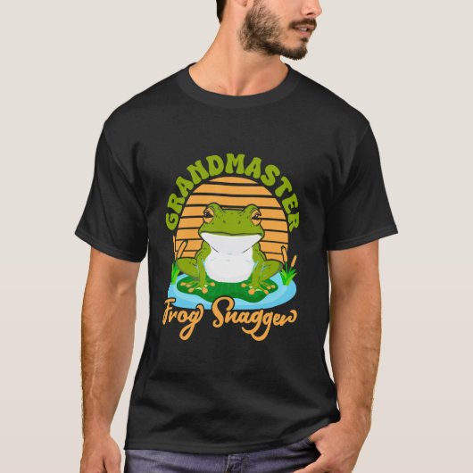 Kikkervanger Grootmeester Kikkerpakkker Kikker T-shirt (Voorkant)
