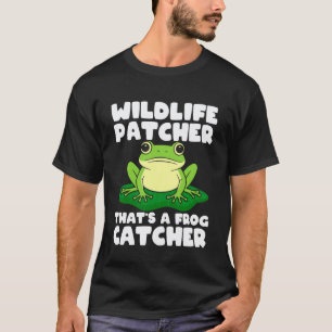 Kikkervanger Wilde dieren Patcher Vang kikker T-shirt