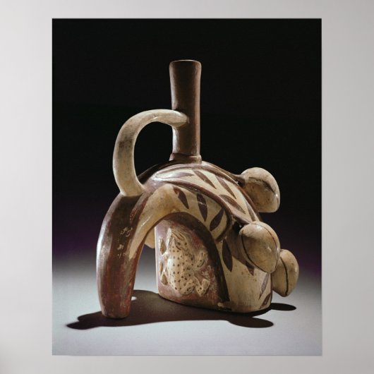 Kikkervat van een kikker die een cacaoboom klimt poster (Voorkant)