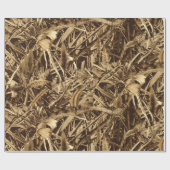 Kikkervel, eendenjager, watervogels camopapier cadeaupapier (Vlak)