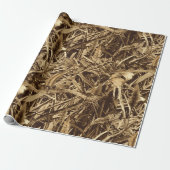 Kikkervel, eendenjager, watervogels camopapier cadeaupapier (Uitgerold)