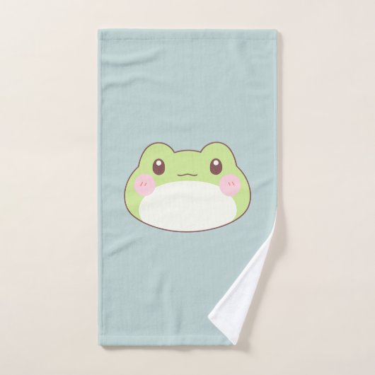 Kikkerverjaardag Kinder kunst Handdoek (Handdoek)