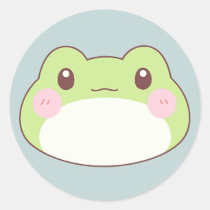 Kikkerverjaardag Kinder kunst Ronde Sticker