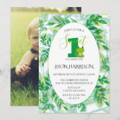 Kikkerverjaardagsfeestje Kikkerthemauitnodiging Kaart (Voorkant / Achterkant)