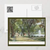 Kikkervijver, Boston Common c1910  Briefkaart (Voorkant / Achterkant)