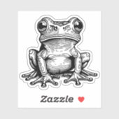 Kikkervinyl sticker (Vel)