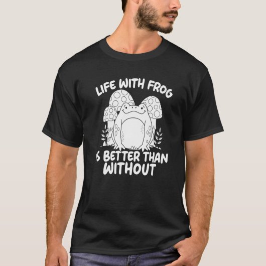 Kikkervis Amphibie Pad Premium T-shirt (Voorkant)