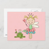 Kikkervis - Blond T-shirts en cadeautjes Briefkaart (Voorkant / Achterkant)