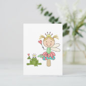 Kikkervis - Blond T-shirts en cadeautjes Briefkaart (Staand voorkant)