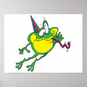 kikkervis-cartoon poster