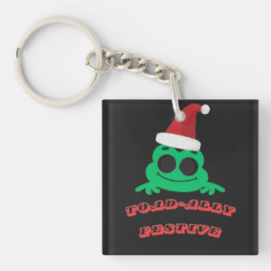 Kikkervis-feestelijke Kerstkikker _ Schattig Vakan Sleutelhanger
