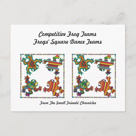 Kikkervis-kanselierthee,s Briefkaart (Voorkant)