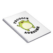 Kikkervis Kikkig Grap Punt Notitieboek (Rechterzijde)