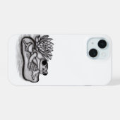 Kikkervis met Lotusbloem iPhone 15 Case (Achterkant horizontaal)