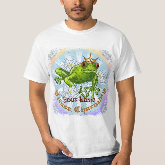 Kikkervis Prins Charming T-shirt (Voorkant)