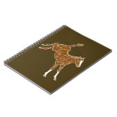 Kikkervis - transparante kleur. notitieboek (Linkerzijde)