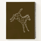 Kikkervis - transparante lijn. notitieboek (Achterkant)