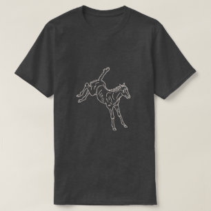 Kikkervis - transparante lijn. t-shirt