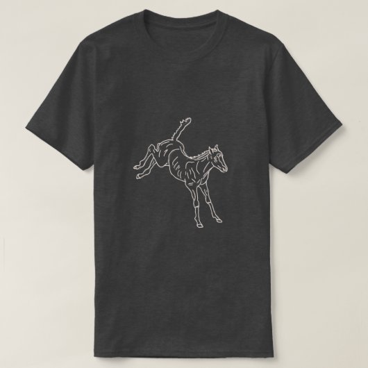 Kikkervis - transparante lijn. t-shirt (Design voorkant)